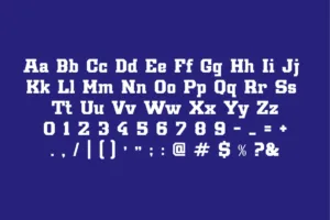 Dustforge – Athletic Varsity Logo Font