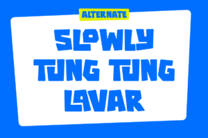 Goblox Fun Game Display Font