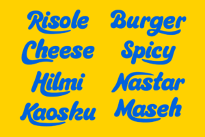 Hariku Food Playful Font
