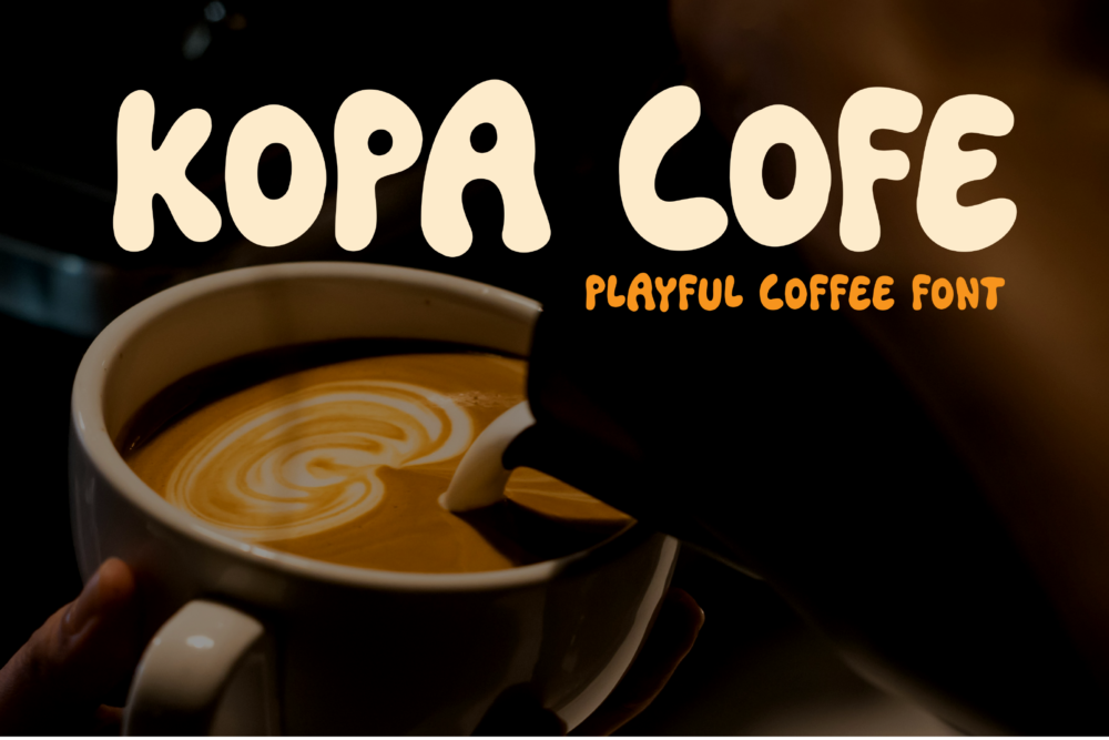 Kopa Cofe Playful Coffee Font