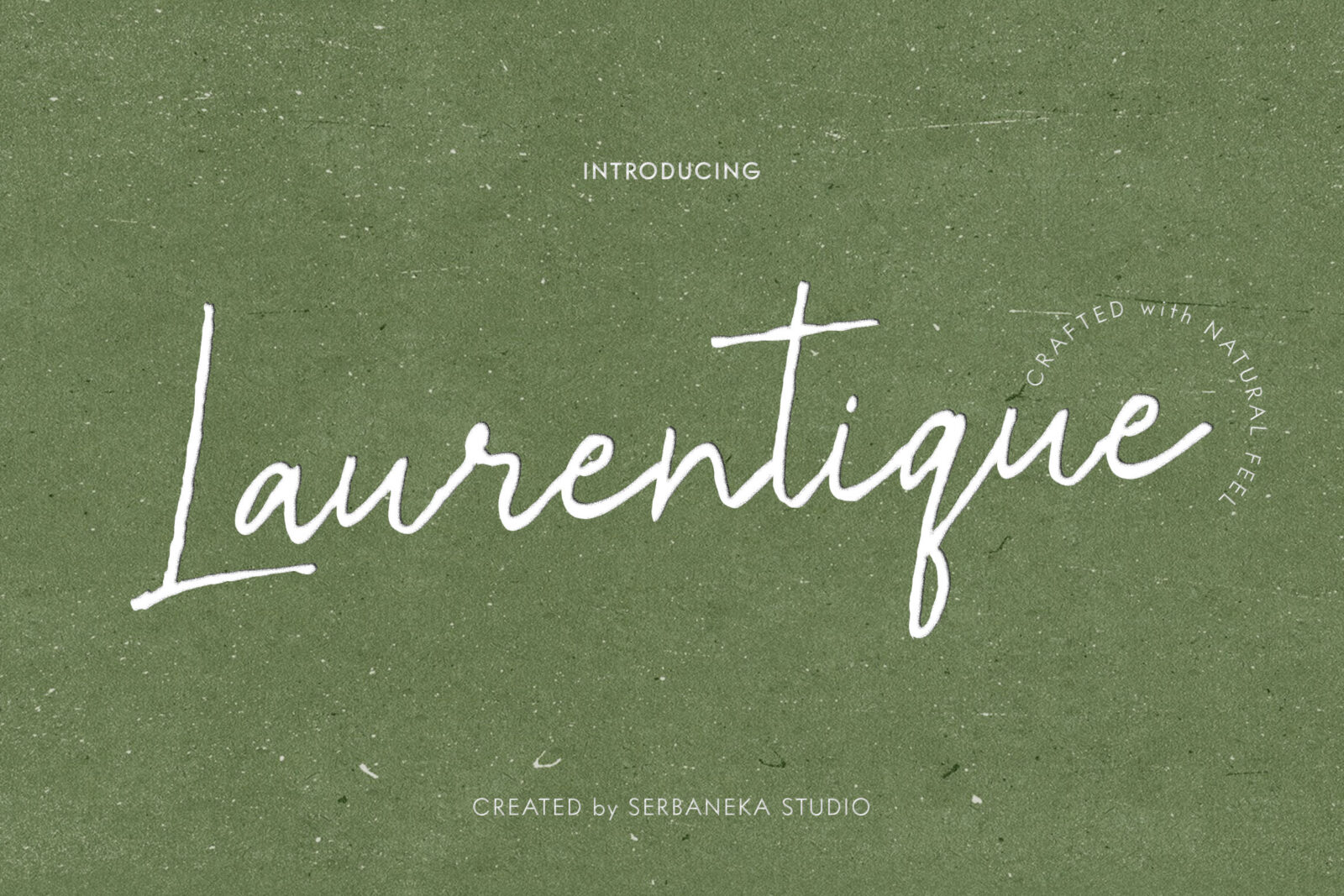 Laurentique Natural Signature Font