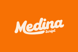 Medina Retro Food Script Font