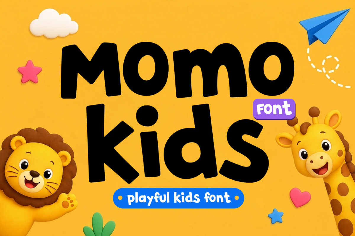 Momokids Playful Kids Font