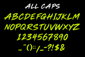 Raves Dynamic Sports Brush Font