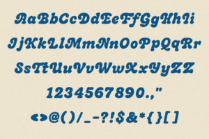 Velvety Retro – Chunky Playful Display Font